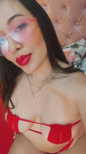 SashaDurante sexy red lingerie Pic