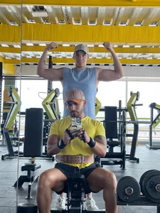 adamhairy Jordan and Adam at the GYM Billede 3