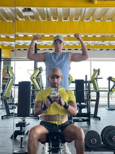 adamhairy Jordan and Adam at the GYM Billede