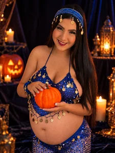 AnithaaYork Blue halloween 2026 Bilde 3