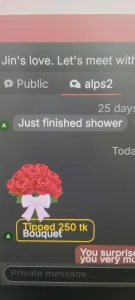 Jin_Yourlover Thank you for wishing Nam a happy birthday. Pic