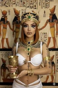 Catvalentine_Cosplay Cleopatra Egyptian Goddess🌬️图片