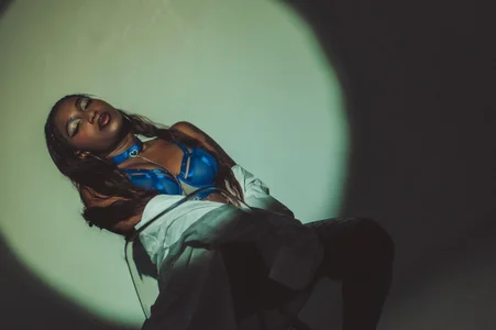 Blue lingerie🩵 de StacyMoon_ Foto