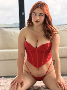 Sexy red lingerie for you de katty_42  3 photos