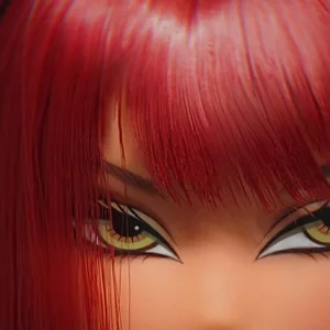 AnnieHallie girl with red hair Foto
