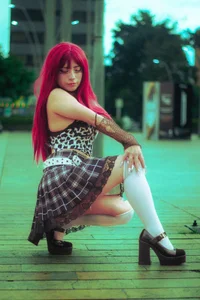 Melody-chers Between intense looks and rebellion, I let my wildest side speak for me 🔥🖤 Pic 4