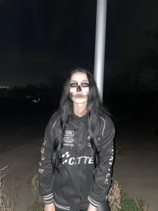 MonicaLowes Halloween makeup Pic