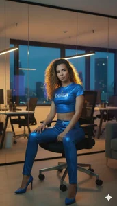 blue latex sexy de karen_sofia_ Foto 2