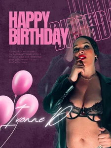 ivonne_diaz1 It's my day, my moment, my birthday! Celebrating it by your side and receiving your gifts would fill Immagine 