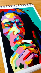 color_beat17 Bob Marley Portrait Pic 3