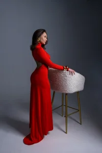 Zdjęcia JaneWyatt Sexy red dress: 