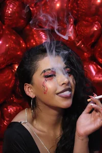 Devil_AliceXo smoking on Valentine's Day 🚬 Immagine 