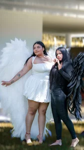 Mia_and_lexy: beautiful photos of halloween angels 🎃🎃🤍🤍 ( фото)