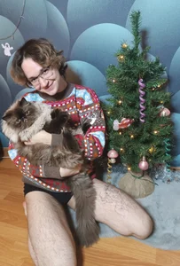 zackstivens getting ready for christmas Pic