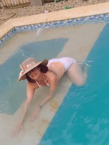 Pool day, with Melania de Goddess-Love-  3 photos