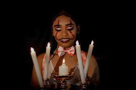 SkylerBloomm Halloween girl 😈 Foto