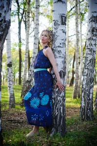 AdrianaSea Walk in the spring forest Pic 4