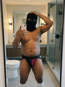 ChunkyNThick Black Balaclava Pic 2