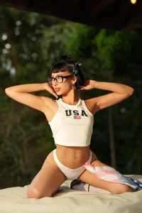 mary_spencer Happy 4th of July❤️💙🇱🇷 Billede 3