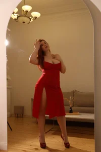 Ffoxyflame classy in red dress 圖片 9
