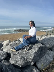 veronika_naughty Ocean in France near from Spain in Biarritz Pic 7