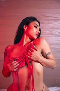 Leamonroe__ Red lingerie 🥵❤️‍🔥 Hình 5