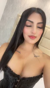 AriaaMoon_ Black corset Poză 2
