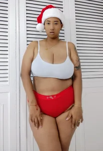 TiffantyAndStacy stacy with Christmas hat Pic 4