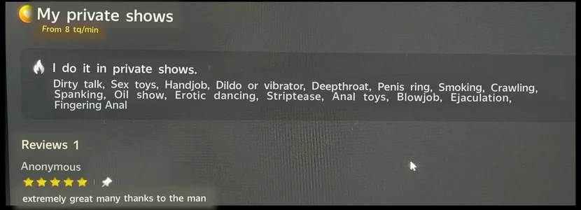 Jasper_SunのYour feedback on the private showの枚の写真