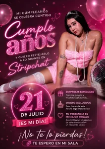 Allison_Peach 🎉🎂 The 21st is my birthday! 🎂🎉 Pic