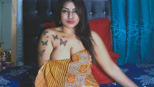 RoyalIndianCreamPuff1 sarees o Bilde 3