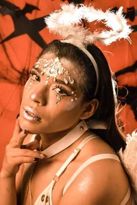 ZoeDrucker Halloween 🎃 Little White Angel Pic 4