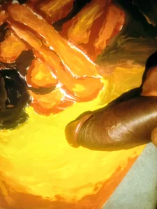 mohan555 My penis used painting: Title: "The Solitude of Womanhood" Εικόνα 3