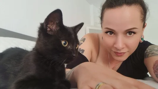 Domina_Deivis My Sammy 🐈 kitten and now Merlín 🐈‍⬛ Foto 5