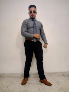 KalethBigDick gray and blach suit Εικόνα 5