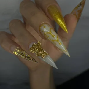 WhiteQueen888 Long NAILS Hình