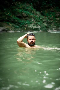 MichaelBear_: RIVER OF PLEASURE 🌊🔥 ( 2 фото)