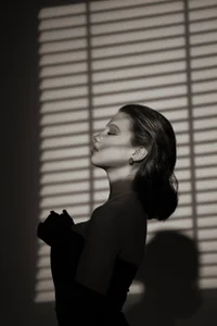 SelenaKiss_ in black and white Pic 4