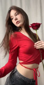 emmelieflorence Red vibe Pic 2