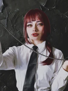 angelgate Makima cosplay- Chainsaw man ❤️ Pic 6