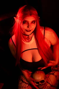 mikaskullcs 🩸 Crimson Temptation: La Reina de las Sombras 🖤💀 Gambar 2