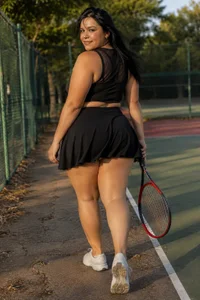 Alanna-sloppy When thick latina tries tennis🔥 圖片 3