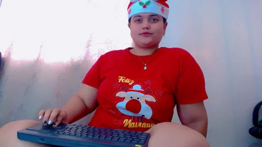 brunnette_hot today I dress for Christmas for you รูป 