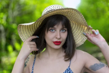 NicoleMun In a blue dress💙 사진 6