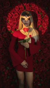 Sky_Rivers Elegance in Red Poză 6