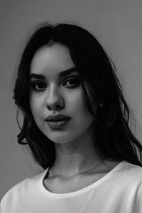 LiaRobbins Black and white me❤️ Immagine  5