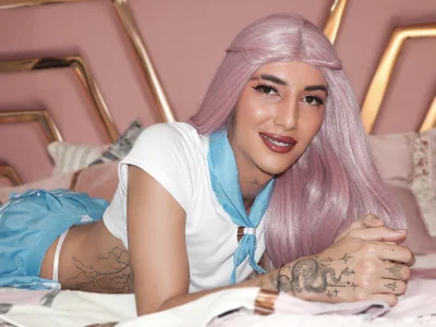 EmilyySaenz in blue for you 💦 รูป  3