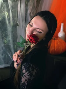 lidel1_ Halloween with Morticia Addams🌹 Pic 6