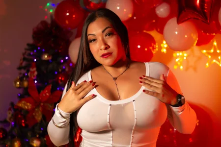 MelissaaCortes Christmas night🤍 Bilde 2