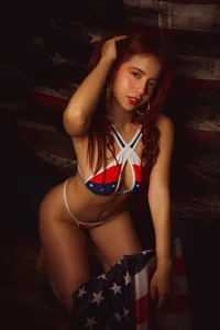 SashaHerrera Sweet Land of Liberty 💗🤍💙 slika 5